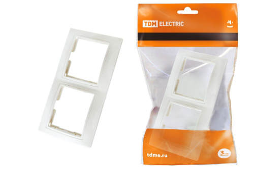 Рамка Таймыр 2м белый горизонтальная ТДМ                                        