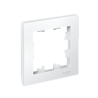 Рамка AtlasDesign 1м белый (упак-45шт) SchE          