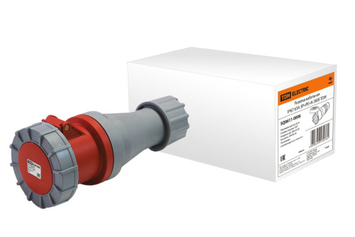 Розетка кабельная IP67 63А 3Р+РЕ+N 380В ТДМ                                        