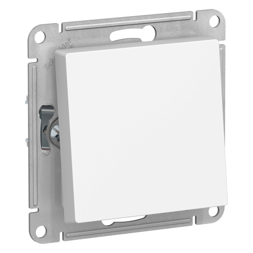Переключатель с/у AtlasDesign AQUA 1кл. белый, механизм IP44 10А на 2 направления (упак-20шт) SchE                                        