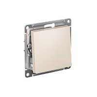 Выключатель с/у AtlasDesign 1кл бежевый, механизм IP20 10А (упак-20шт) SchE          