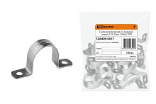 Скоба металлическая 2-х лапковая с внутр. d 25-26 мм (100шт) ТДМ (Замена на код 120313 КВТ)          