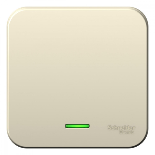 Выключатель о/у Бланка 1кл молочный IP20 10А с инд. и с изол. пл. (упак-15шт) SchE                                        