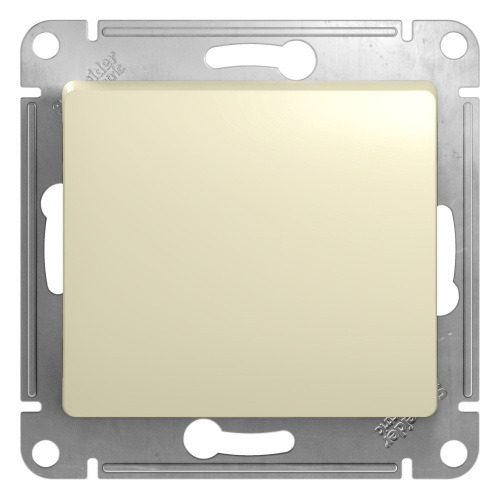 Переключатель с/у GLOSSA 1кл бежевый механизм IP20 10А на 2 направления (упак-20шт) SchE                                        