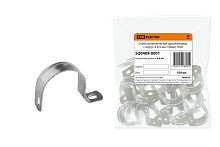 Скоба металлическая однолапковая с внутр. d  8-9 мм (100шт) ТДМ (Замена на код 120288 КВТ)          