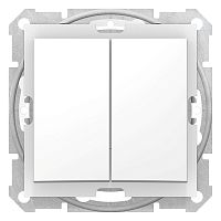 Выключатель с/у Sedna 2кл белый IP44 механизм 10А (упак-10шт) SchE          