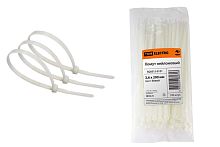 Хомут 3,6х200 нейлон (белый) (100шт) ТДМ          