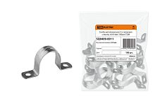 Скоба металлическая 2-х лапковая с внутр. d  8-9 мм (100шт) ТДМ          