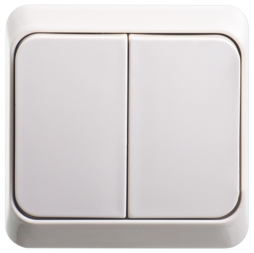 Выключатель о/у Этюд 2кл кремовый IP20 10А (упак-25шт) SchE                                         фото 4                    