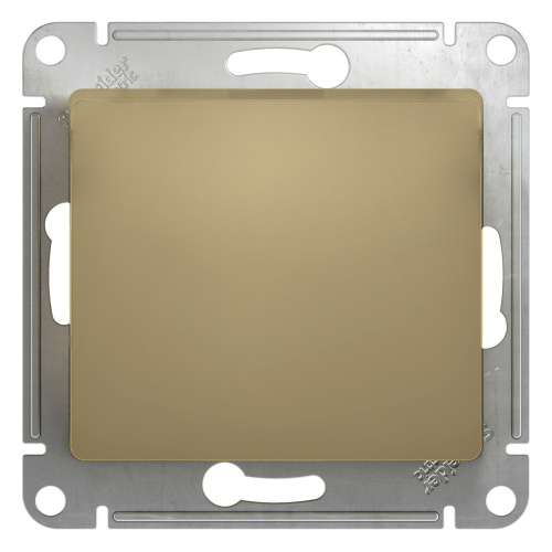 Выключатель с/у GLOSSA 1кл титан, механизм IP20 10А (упак-20шт) SchE                                        