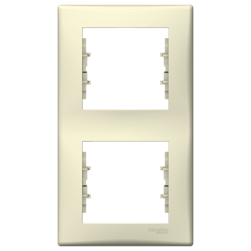 Рамка Sedna 2м бежевый вертикальная (упак-25шт) SchE                                        