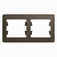 Рамка GLOSSA 2м шоколад горизонтальная SchE          