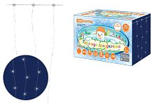 Гирлянда светодиодная "Роса - занавес" 2х2 м, 200LED, белый, ПДУ, USB, IP20, ТДМ          