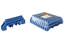 Шина N нулевая с изолятором на DIN-рейку 8x12мм 10 групп ТДМ          