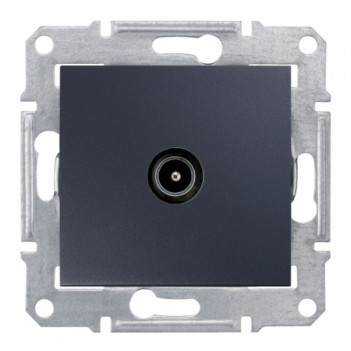 Розетка с/у Sedna TV 1м графит механизм 1DB оконечная (упак-10шт) SchE                                         фото 4                    