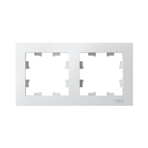 Рамка AtlasDesign 2м белый, универсальная (упак-30шт) SchE                                         фото 2                    