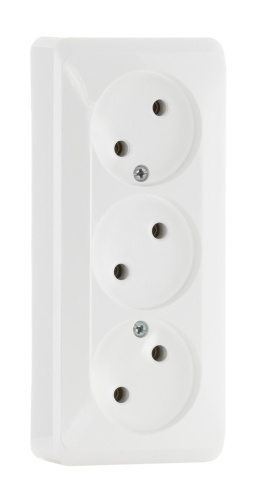Розетка о/у Этюд 3м б/з белый IP20 16А (упак-11шт) SchE                                         фото 4                    