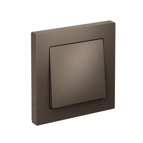 Выключатель с/у AtlasDesign 1кл мокко, в сборе IP20 10А (упак-10шт) SchE                                        