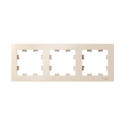 Рамка AtlasDesign 3м бежевый, универсальная (упак-15шт) SchE                                         фото 2                    