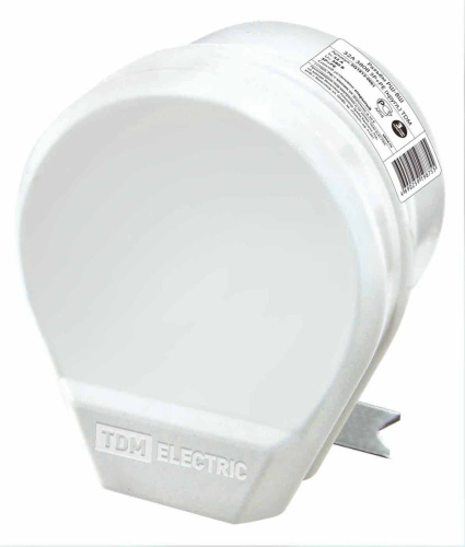 Разъём РШ-ВШ 32А 250В 2Р+РЕ СУ белый ТДМ                                        