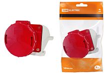 Розетка 135 стационарная 3Р+РЕ+N 63А 380В IP54 ТДМ          