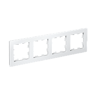 Рамка AtlasDesign 4м белый, универсальная (упак-15шт) SchE          