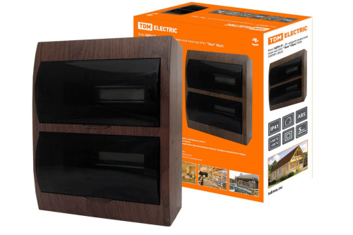 Бокс пластиковый ЩРН-П-24 270х323х102 IP41 Эко бук ТДМ                                        