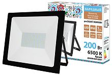 Прожектор светодиодный  200Вт СДО04 6500К IP65 Народный черныйТДМ          