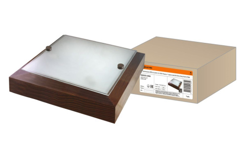 Светильник НПБ 02-2х40-121 УХЛ4 "Киото-1" венге 2х40 Вт IP20 (270х270х75) ТДМ                                        