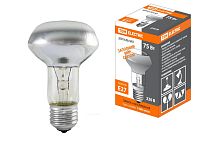 Лампа накаливания зеркальная R63-75 Вт-230 В-Е27 ТДМ          