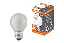 Лампа накаливания "Шар матовый" 40 Вт-230 В-Е27 ТДМ          