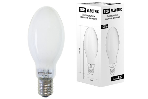 Лампа ДРЛ 125Вт E27 ТДМ                                        