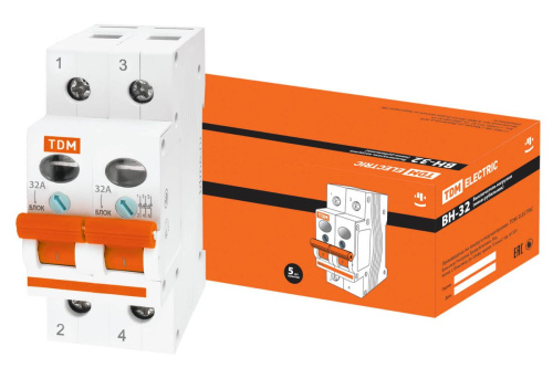 ВН 2п   32А Выключатель нагрузки ВН-32 ТДМ                                        