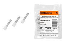 Наконечник-гильза НШВИ Е7508 0,75мм2 (100шт) ТДМ (Замена на код 119667 КВТ)          