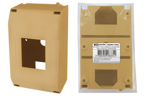 Бокс пластиковый КМПн 1/4 76х125х57 IP20 Эко сосна ТДМ                                        