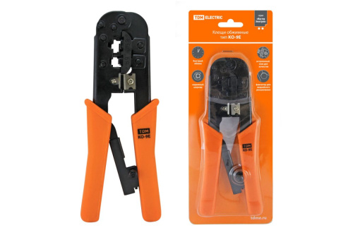 Клещи обжимные KO-9E (обжим RJ-11, RJ-45), «МастерЭлектрик» ТДМ                                        