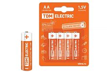 Элементы питания LR6 AA Alkaline 1,5V BP-4 ТДМ          