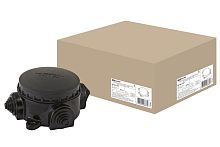 Коробка карболитовая ОП D72 мм IP44 3-х рожковая ТДМ          