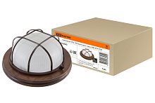 Светильник НПБ1302 венге круг с реш. 60Вт IP54 ТДМ          