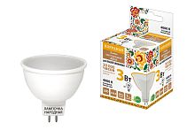 Лампа светодиодная   3Вт GU5.3 MR16 4000К Народная ТДМ          