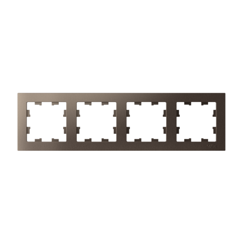Рамка AtlasDesign 4м мокко, универсальная (упак-5шт) SchE                                         фото 2                    