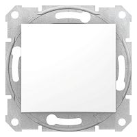 Выключатель с/у Sedna 1кл белый IP20 механизм 10А (упак-10шт) SchE          