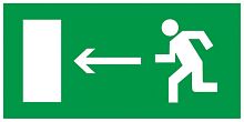 Этикетка самокл. 100х50 мм "Напр.к эвак. выходу налево" ИЭК          