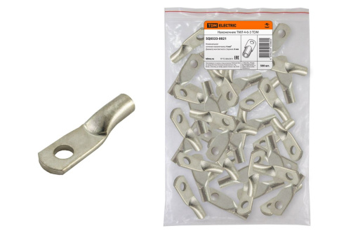 Наконечник медный луженый ТМЛ 4-6-3 ГОСТ 7386-80 ТДМ (Замена на код 98286 КВТ)                                        