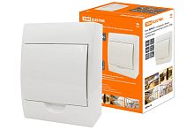 Бокс пластиковый ЩРН-П-6 148х200х95 IP41 белая крышка ТДМ          