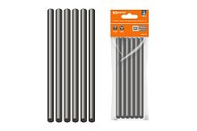 Клеевые стержни универсальные черные, 11 мм x 100 мм, 6 шт, "Алмаз" TDM          