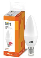 Лампа светодиодная   9Вт E14 C35 3000К свеча ИЭК          