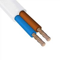 Провод ШВВП 2х0,5 (50м), монтажно-бытовой, белый          