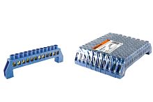 Шина N нулевая с изолятором 8х12мм 12 групп ТДМ          