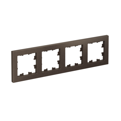 Рамка AtlasDesign 4м мокко, универсальная (упак-5шт) SchE                                        